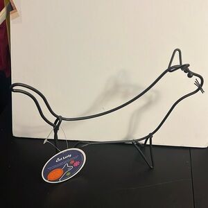 Black Metal Garden Cat Outdoor Decor Art